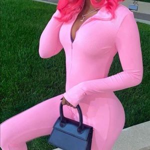 Pink Jumpsuit